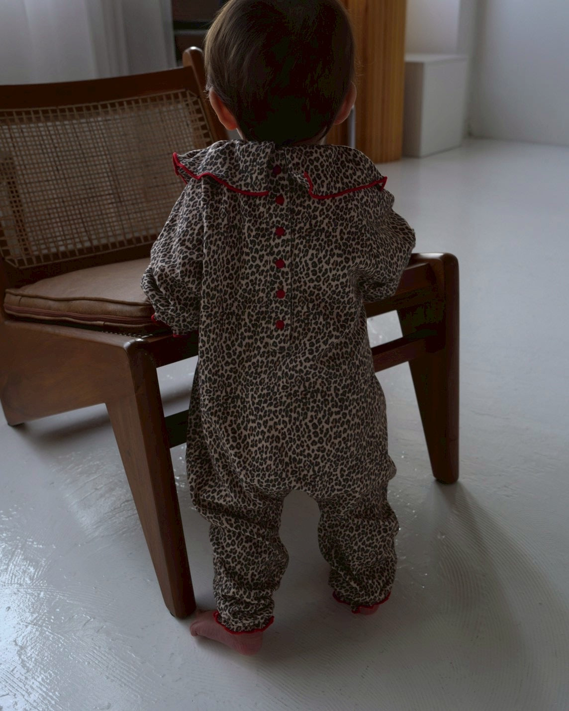 camilapole Little Leopard Frill Romper
