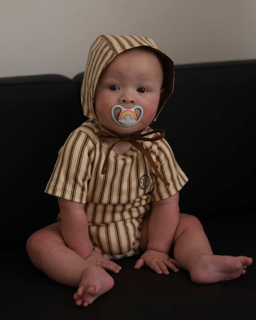 【 6.12 21:00～ Launch 】POIMERI　biscuit stripe bonnet