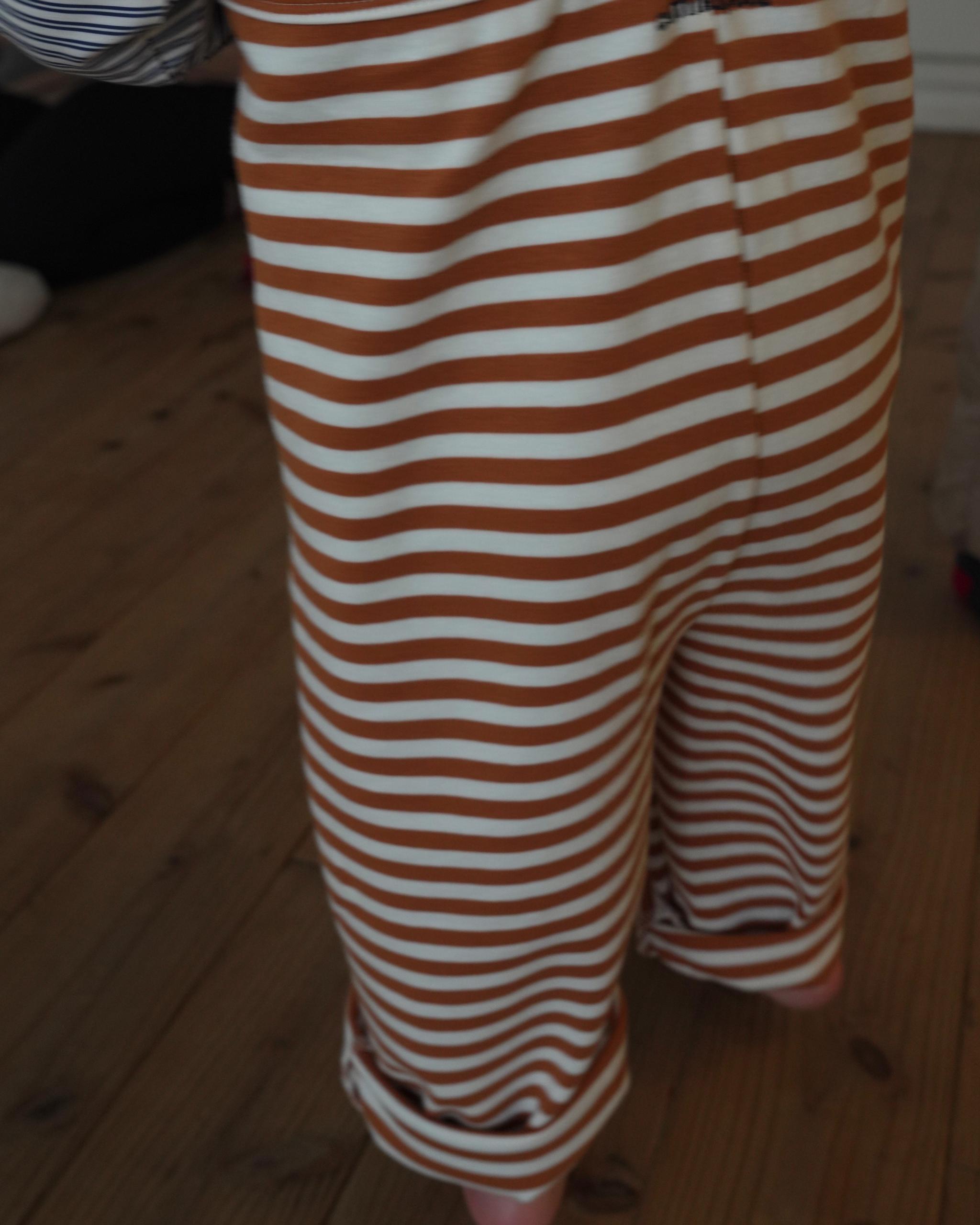 camilapole  Soft Stripe Overalls - Caramel