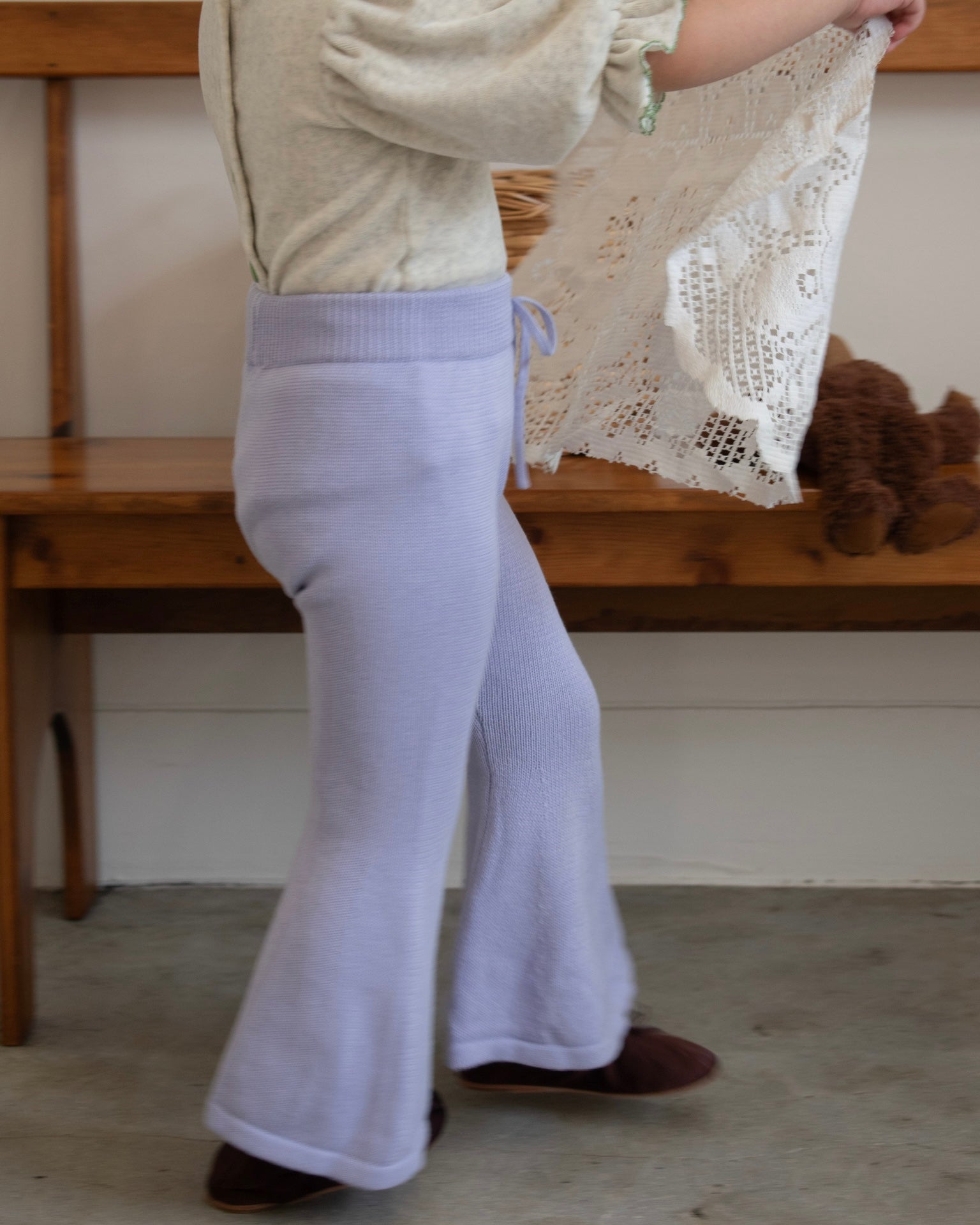 【 7.26 21:00〜Launch 】[poimeri×mana vol.3] Knit Flare Pants