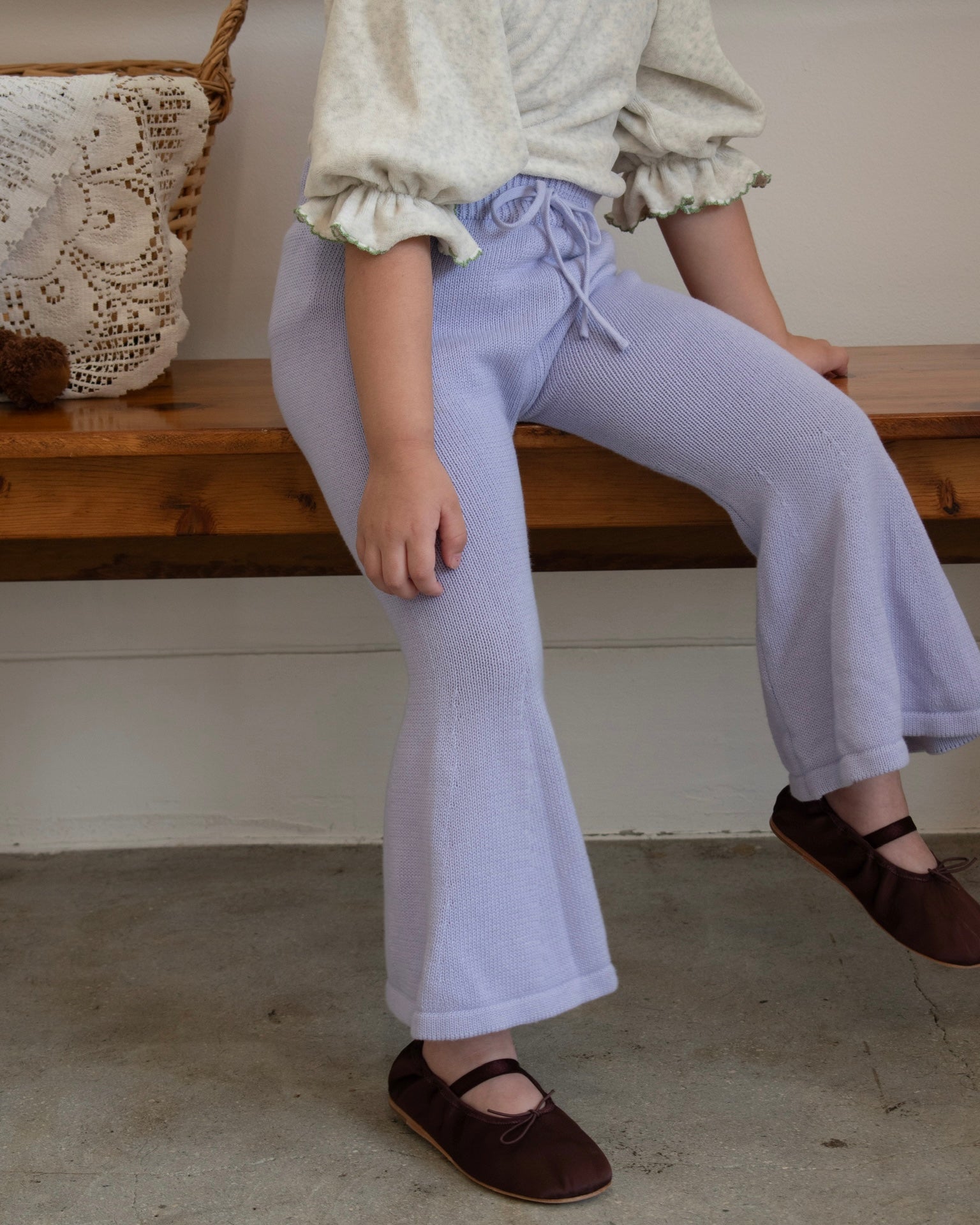 【 7.26 21:00〜Launch 】[poimeri×mana vol.3] Knit Flare Pants