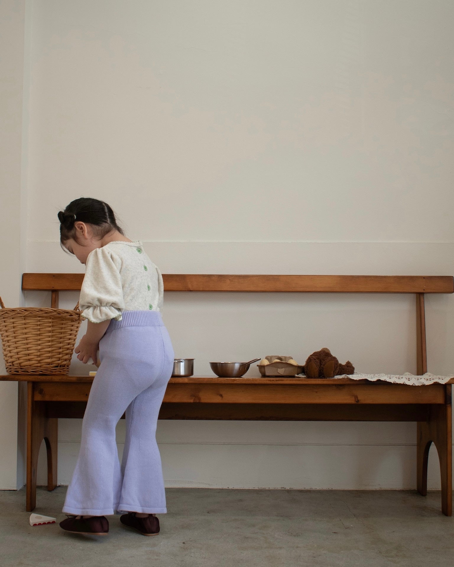 【 7.26 21:00〜Launch 】[poimeri×mana vol.3] Knit Flare Pants