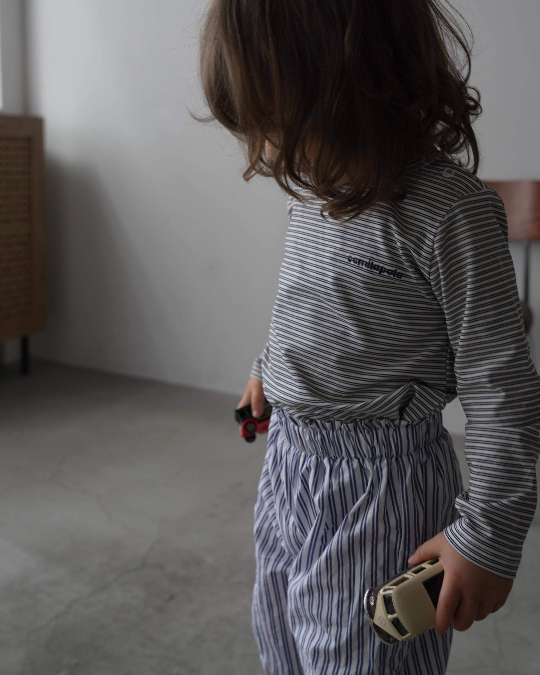 camilapole  Ink Stripe Top