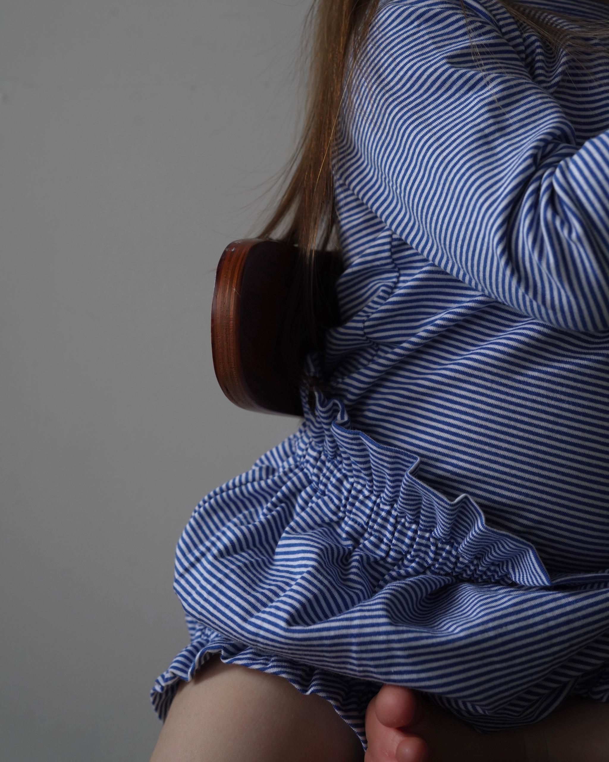 camilapole  Petit Stripe Bloomer – Blue