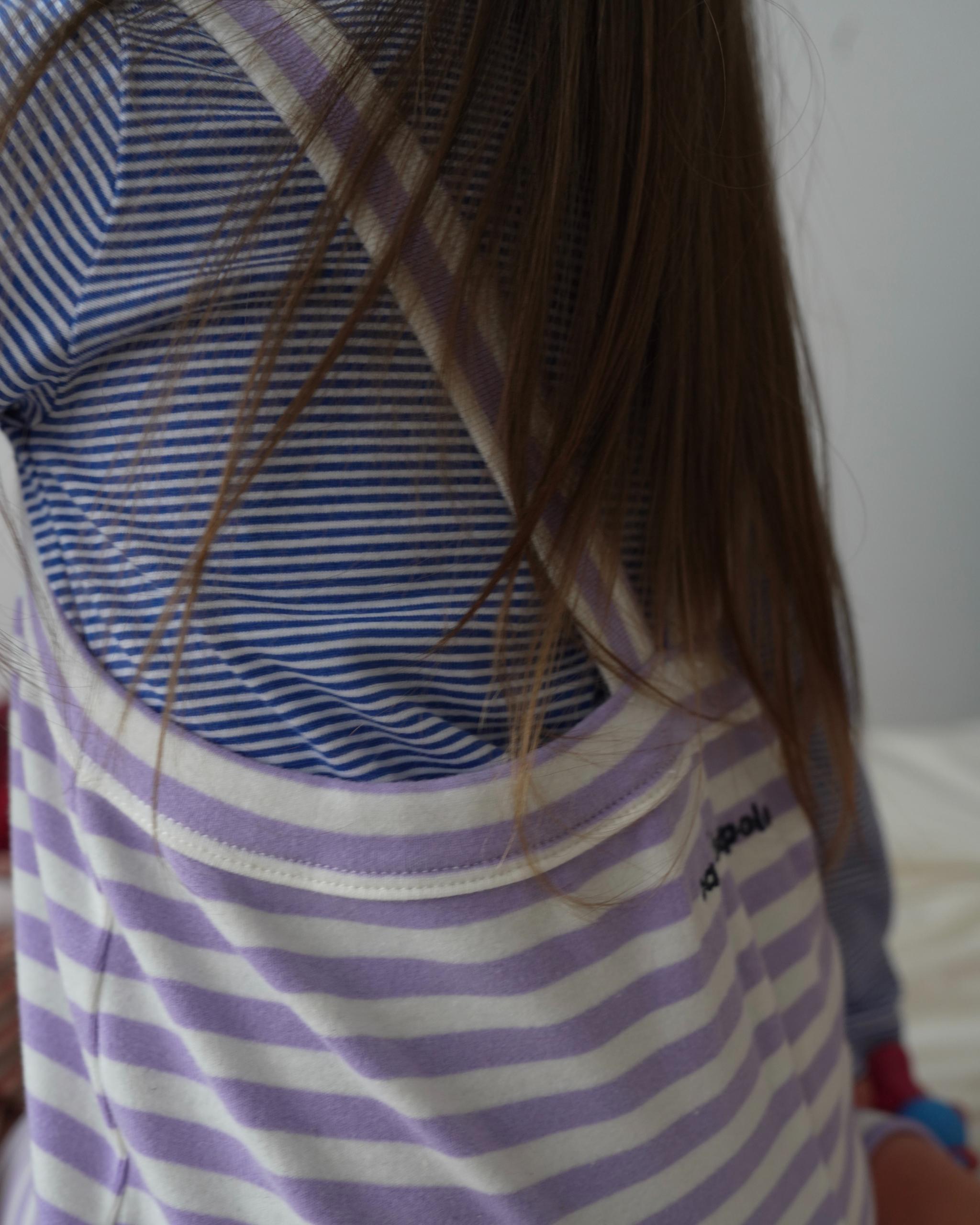 camilapole  Petit Stripe Top – Blue