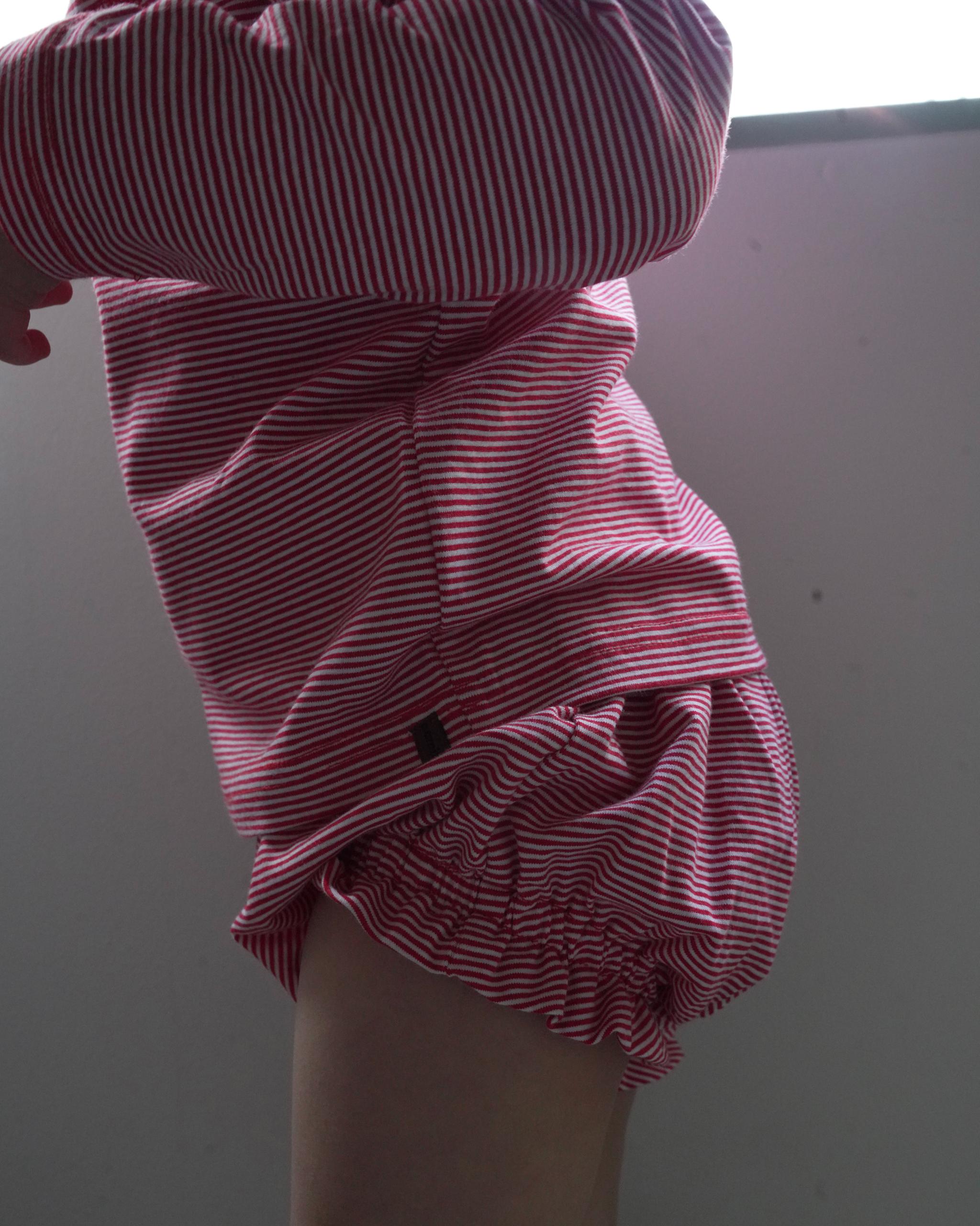 camilapole  Petit Stripe Bloomer – Red
