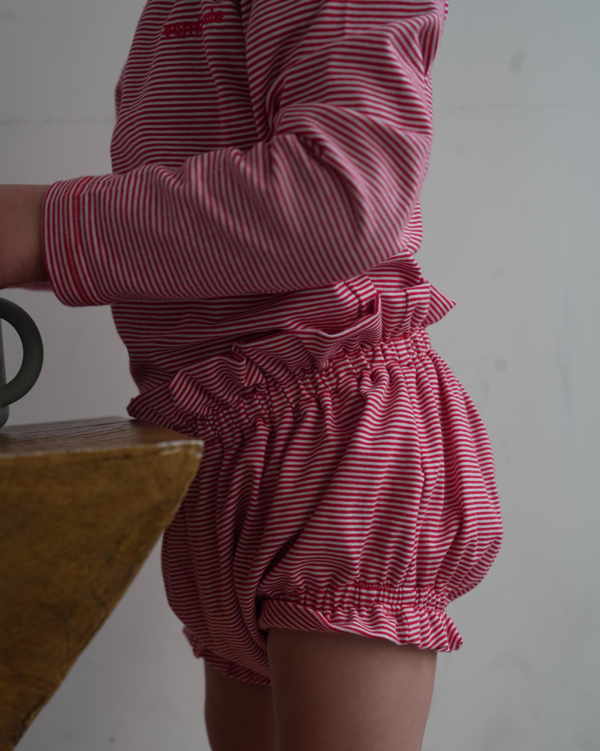 camilapole  Petit Stripe Top – Red