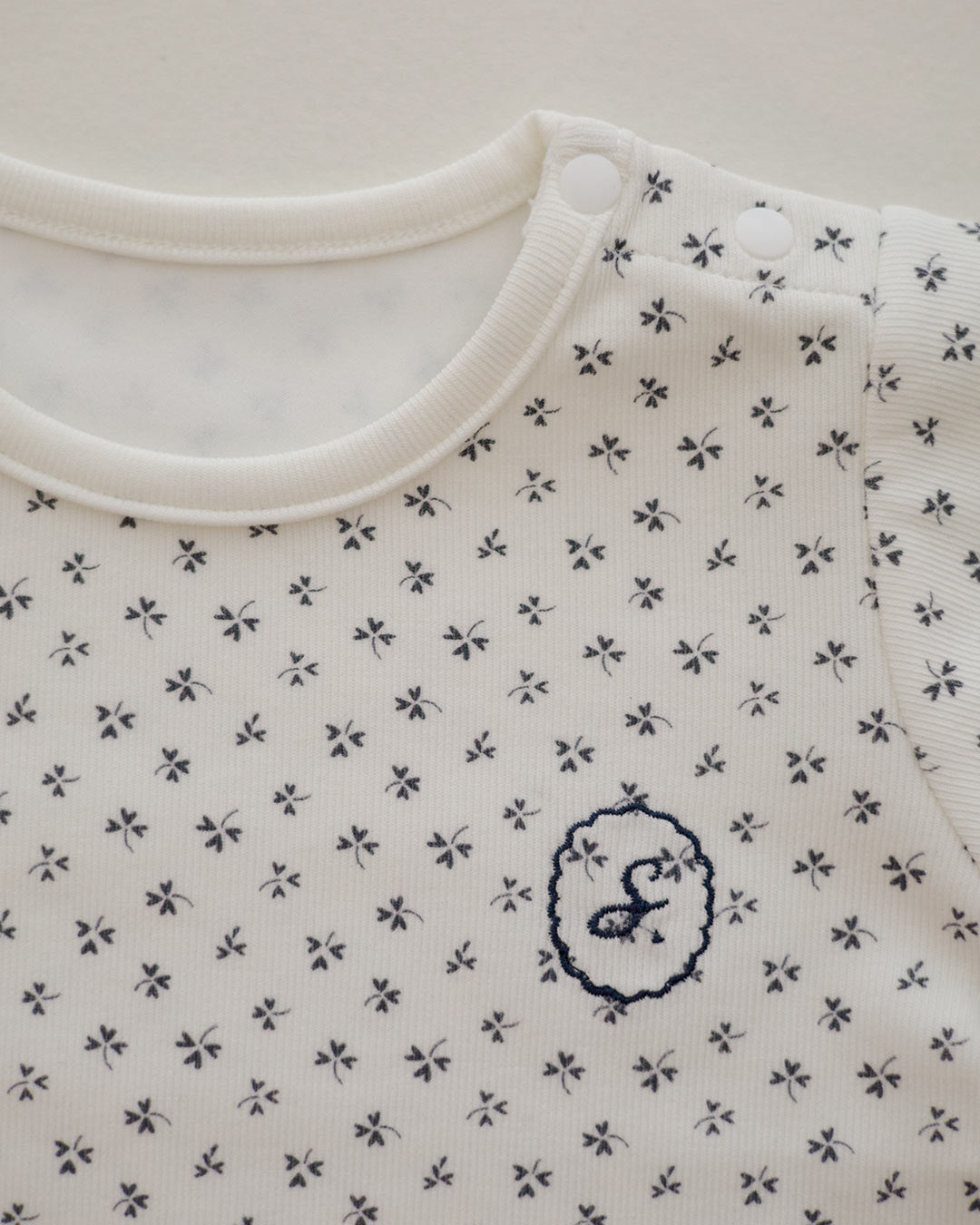 Sable clover rompers