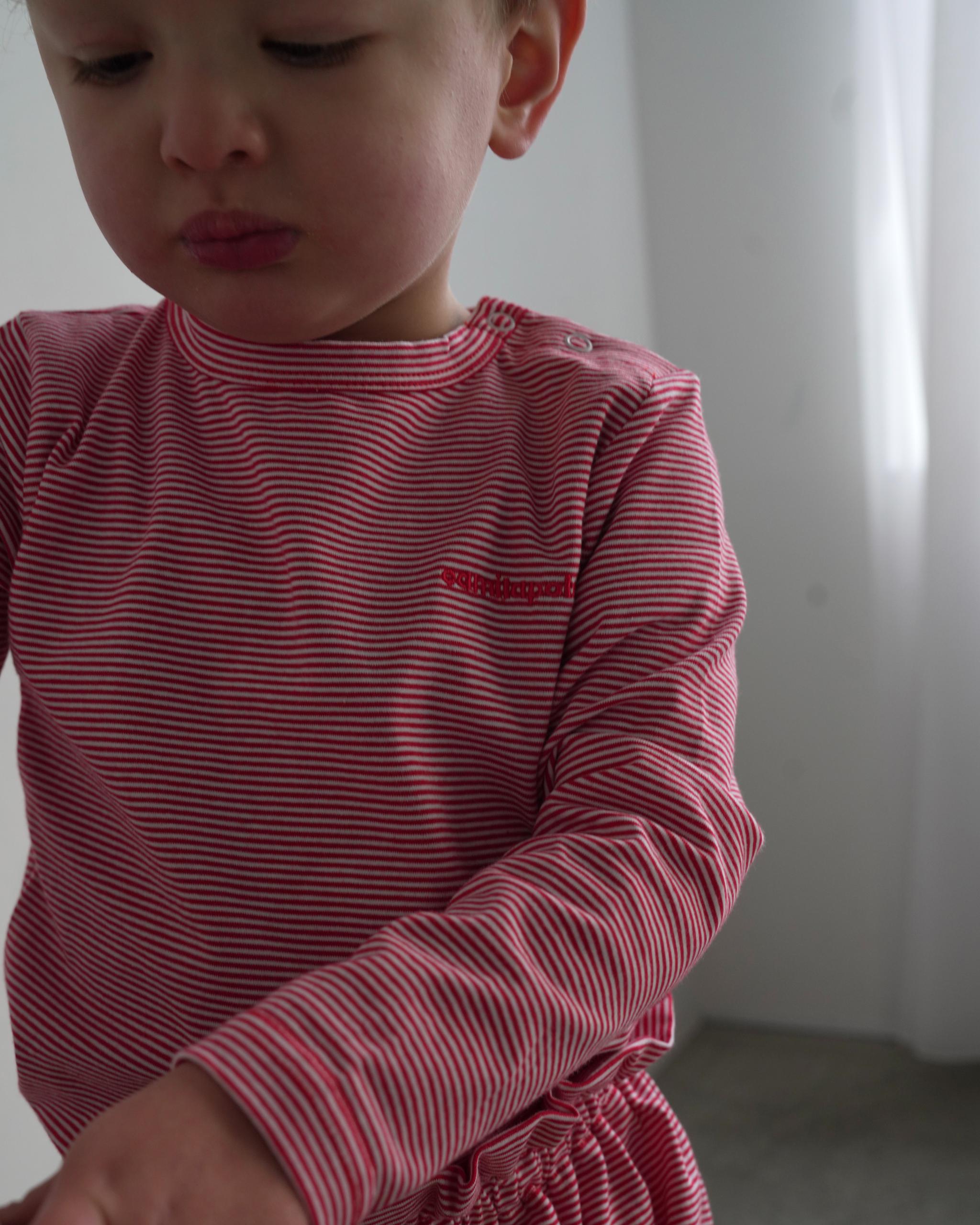 camilapole  Petit Stripe Top – Red