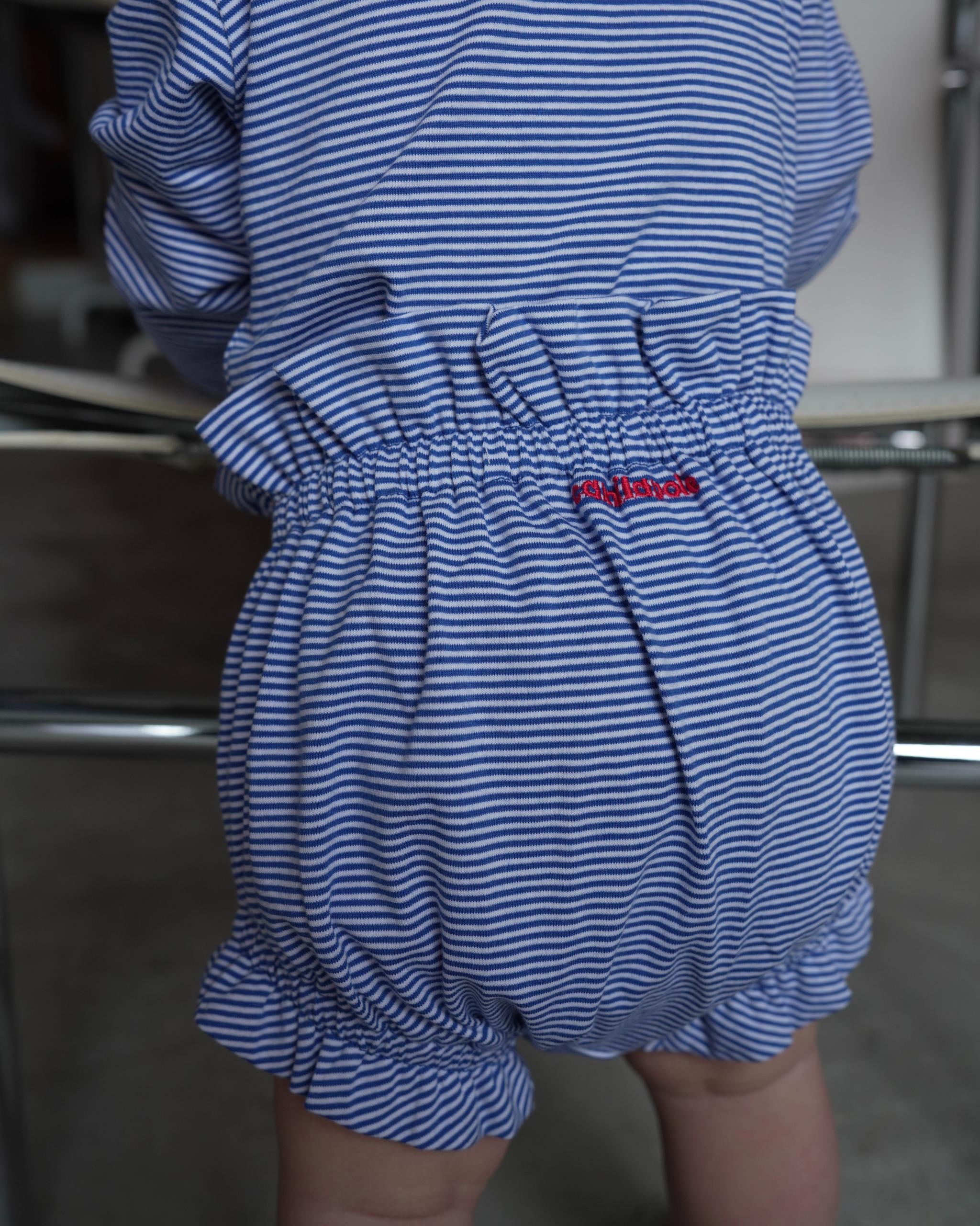 camilapole  Petit Stripe Bloomer – Blue