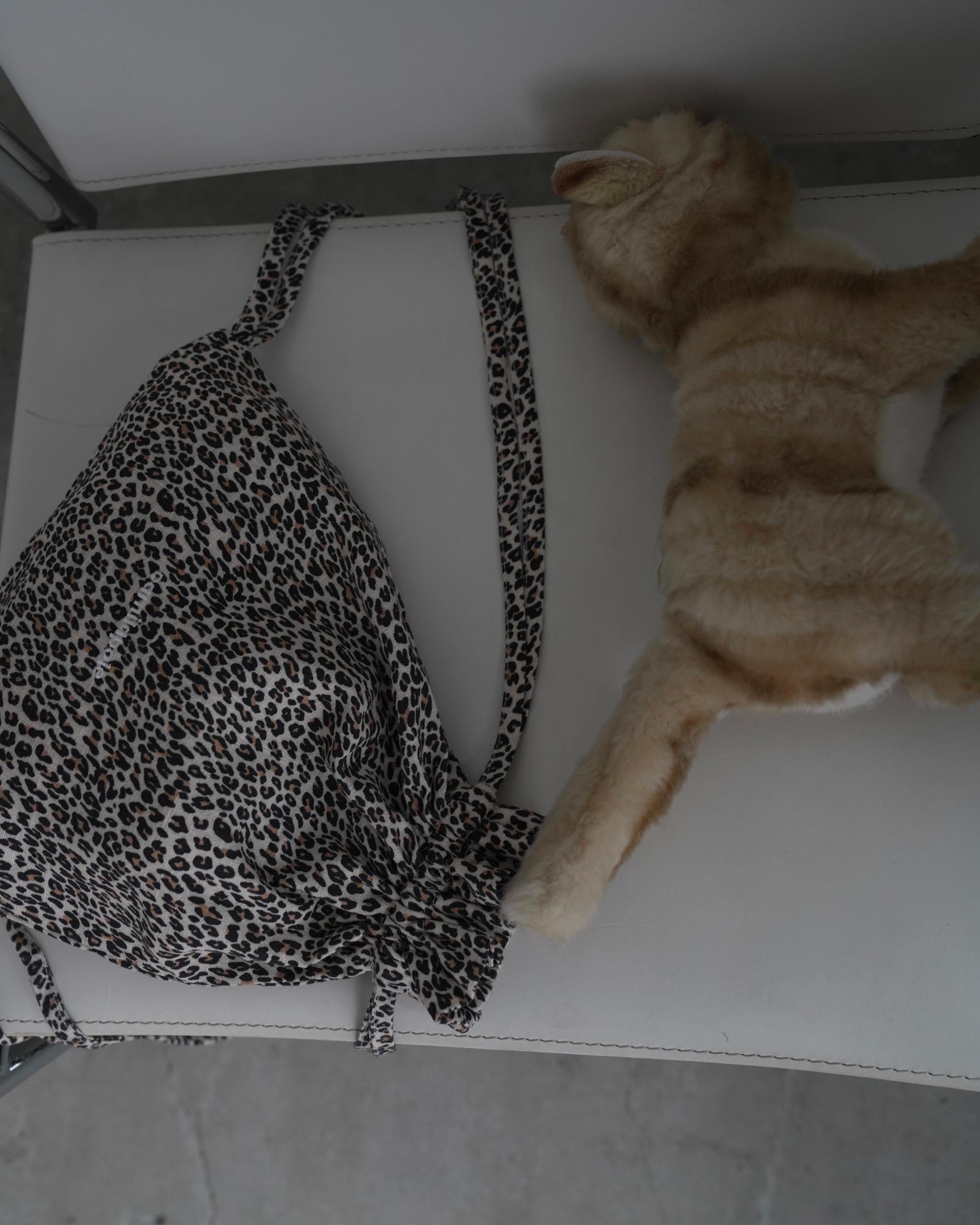 camilapole  Little Leopard Knapsack