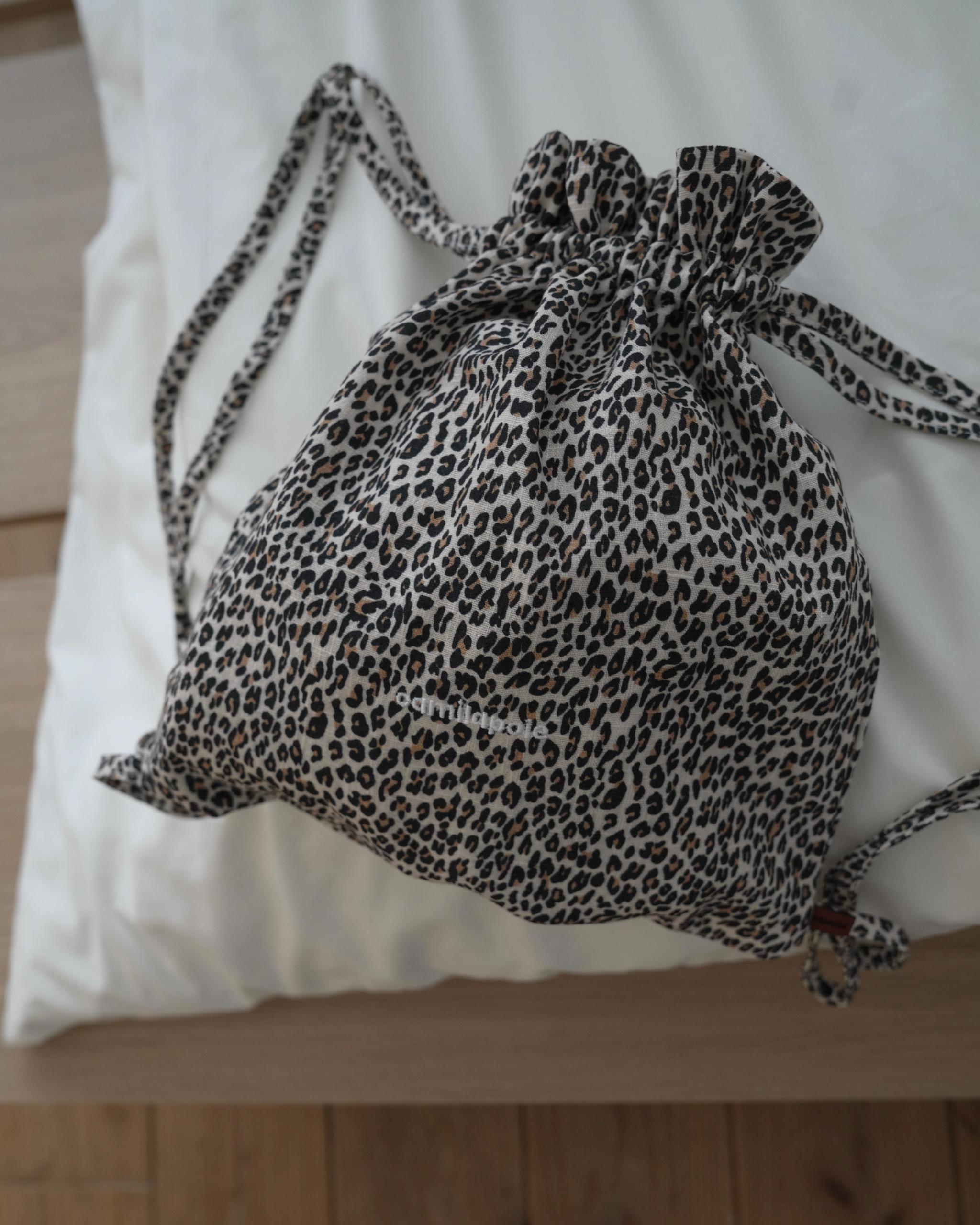 camilapole  Little Leopard Knapsack