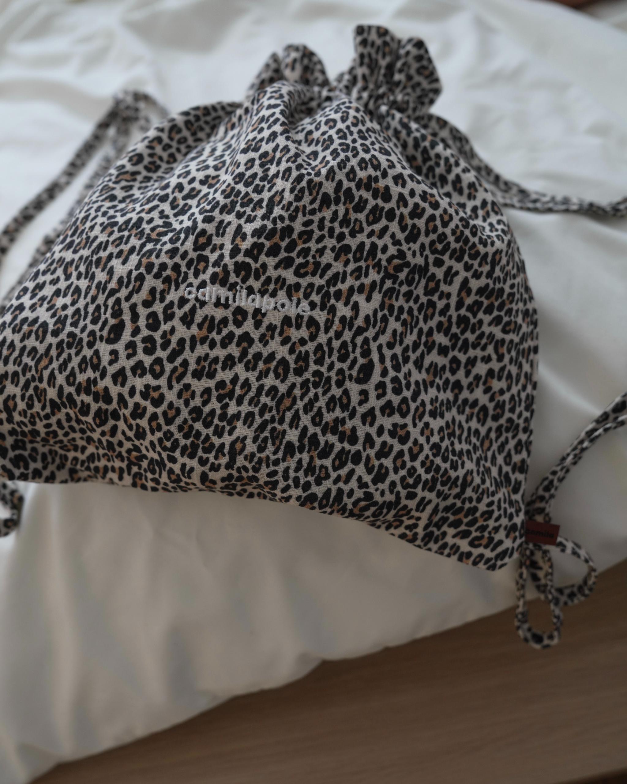 camilapole  Little Leopard Knapsack