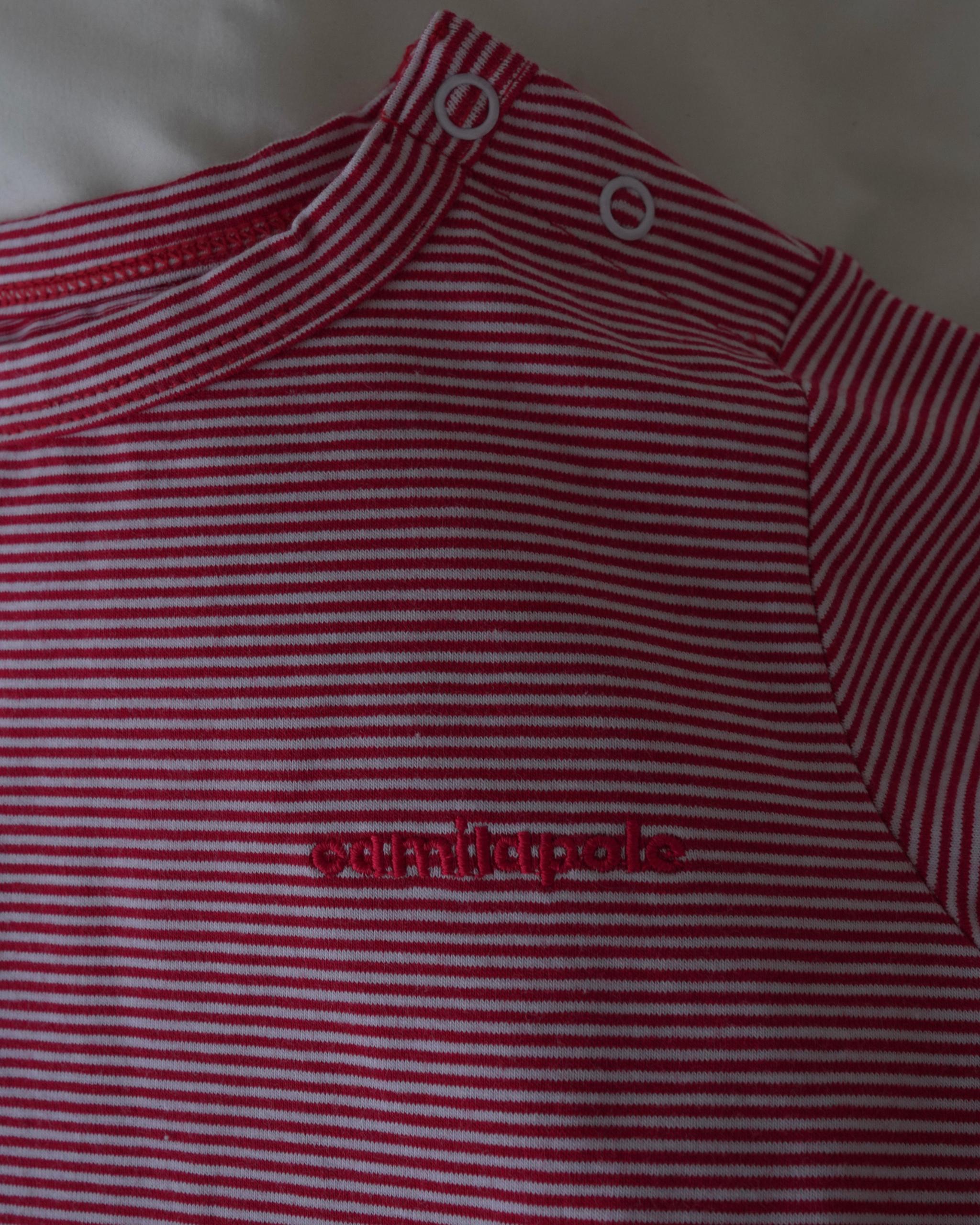camilapole  Petit Stripe Top – Red