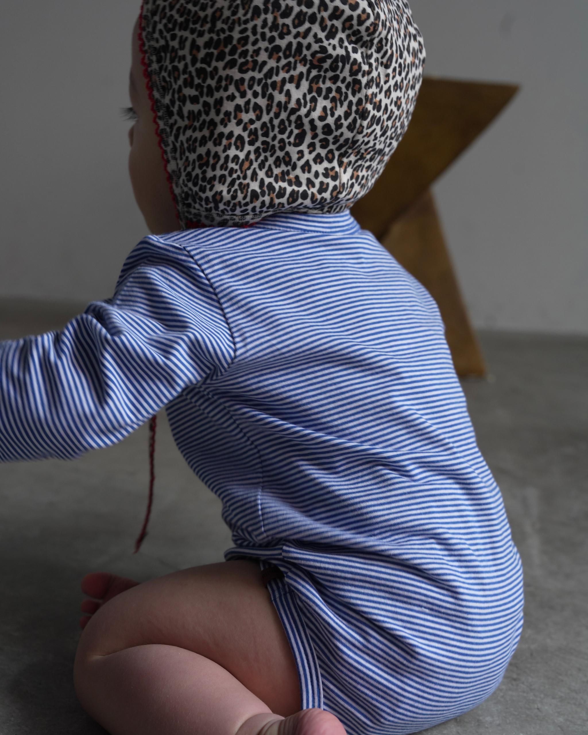 camilapole  Petit Stripe Romper – Blue