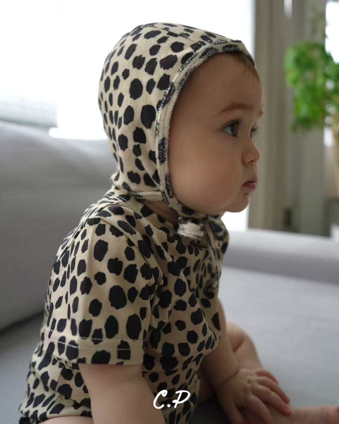 【 7.17 21:00〜NEW 】CAMILAPOLE Tone Leopard Terry Bonnet