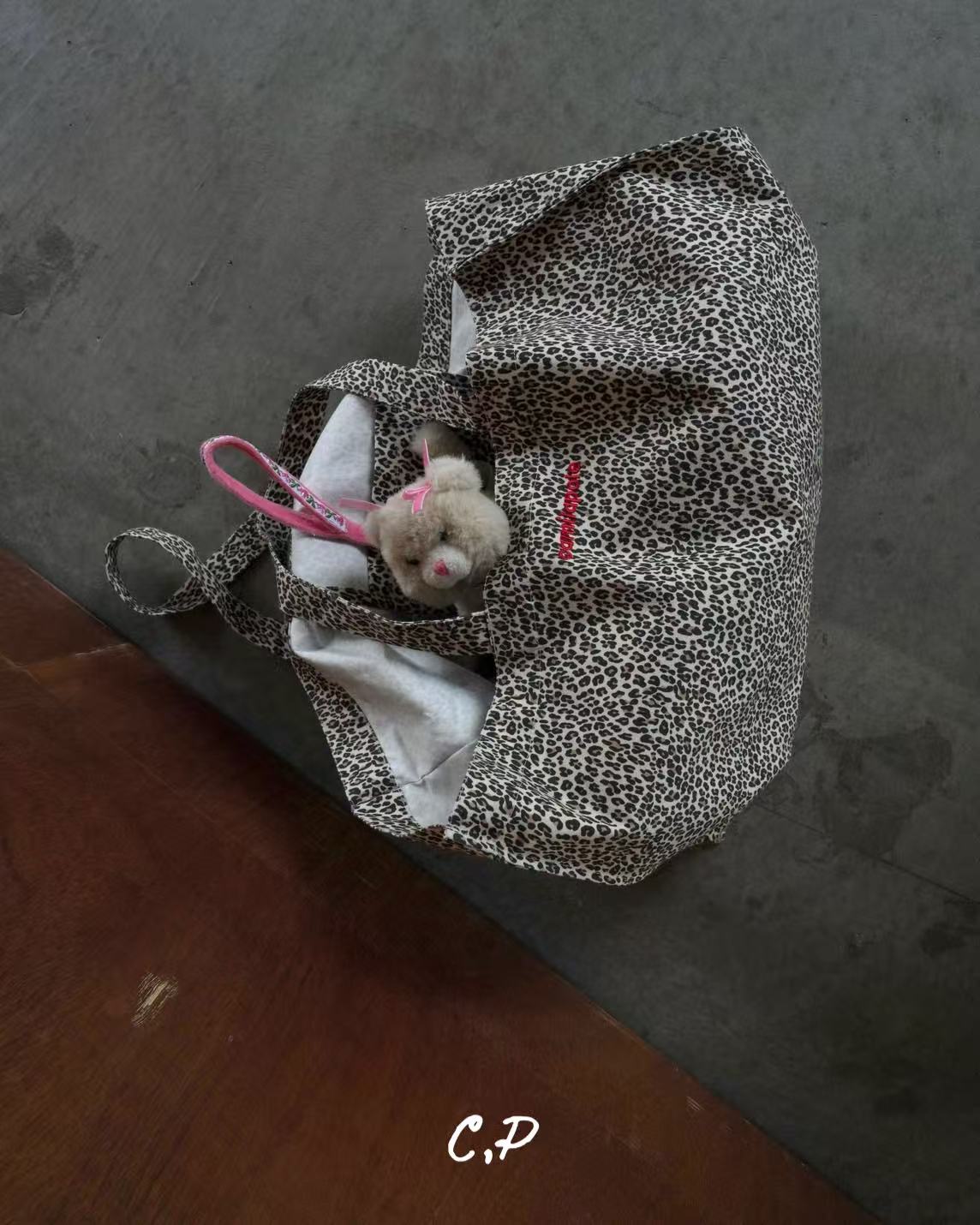 【 8.14 21:00〜Launch 】CAMILAPOLE Little Leopard Tote (NEW SIZE)