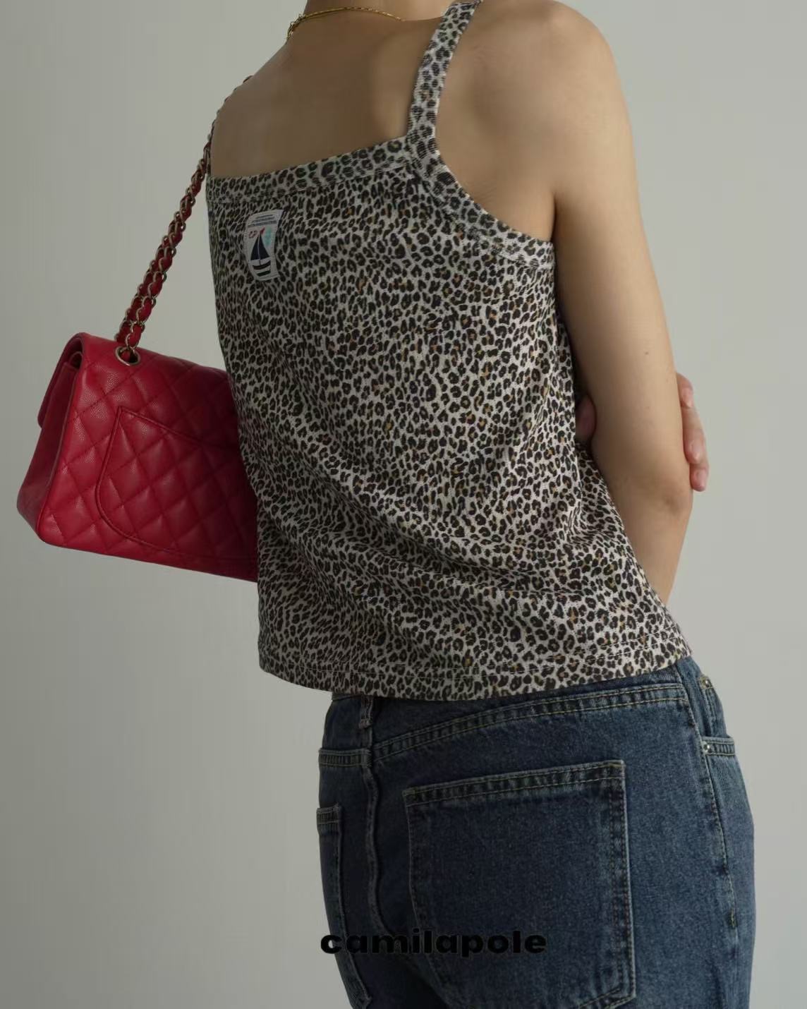【CAMILAPOLE】LITTLE LEOPARD CAMISOLE / LADIES