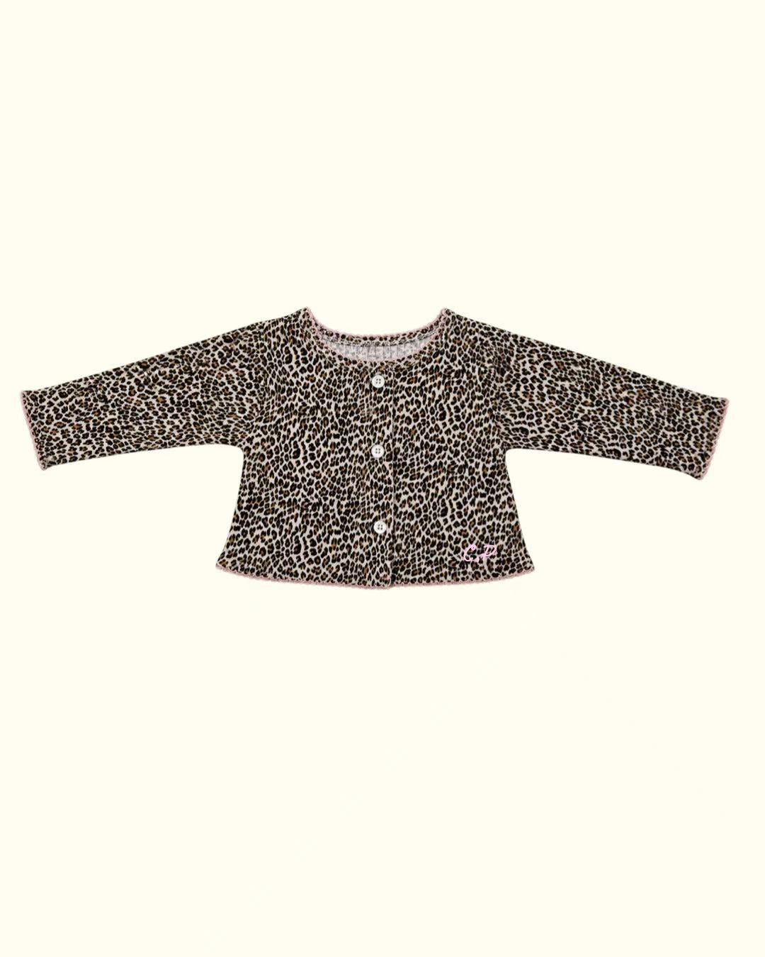 【CAMILAPOLE】LITTLE LEOPARD CARDIGAN / KIDS