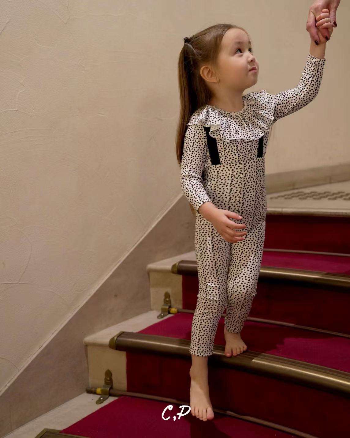 【POPUP先行/10.16 NEW】CAMILAPOLE DALMATIAN DOT SUSPENDER LEGGINGS