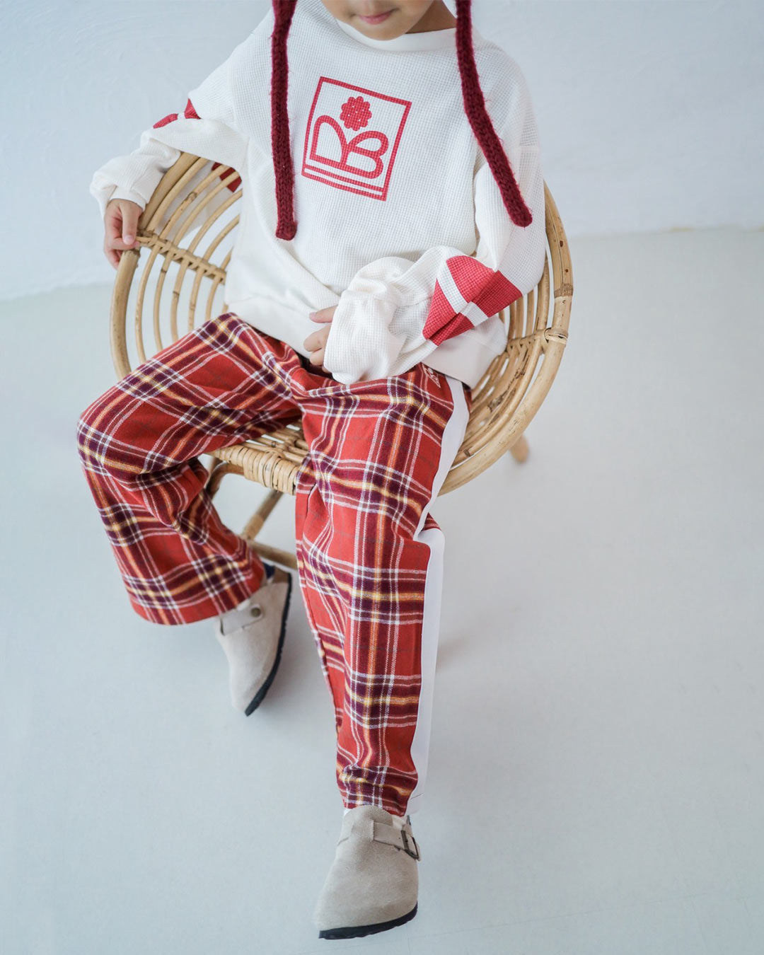 【10/22(wed)12:00　Launch】ombre check line wide pants