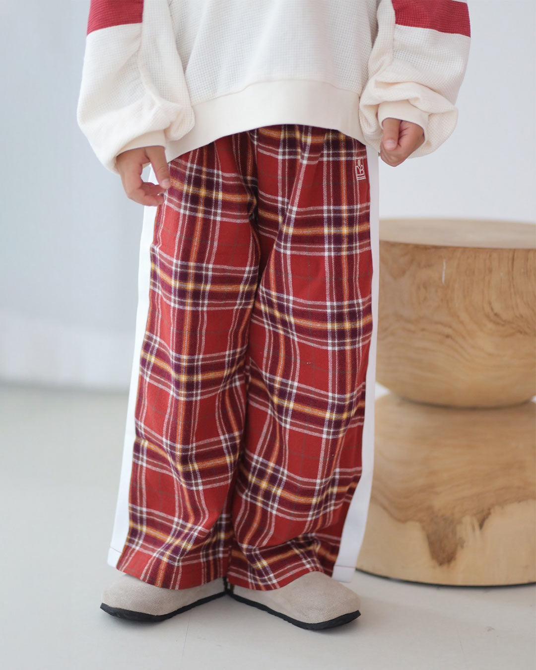 【10/22(wed)12:00　Launch】ombre check line wide pants