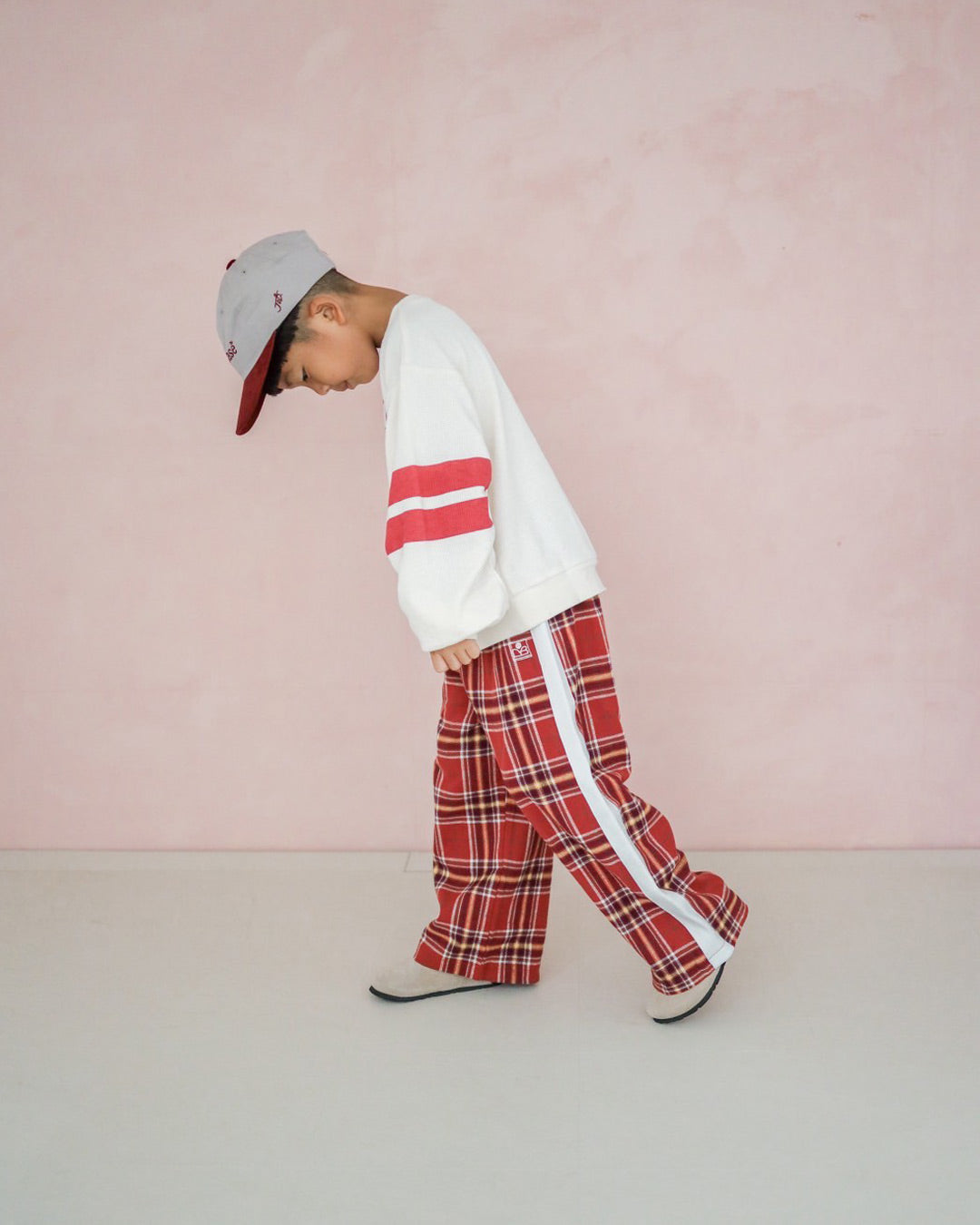 【10/22(wed)12:00　Launch】ombre check line wide pants