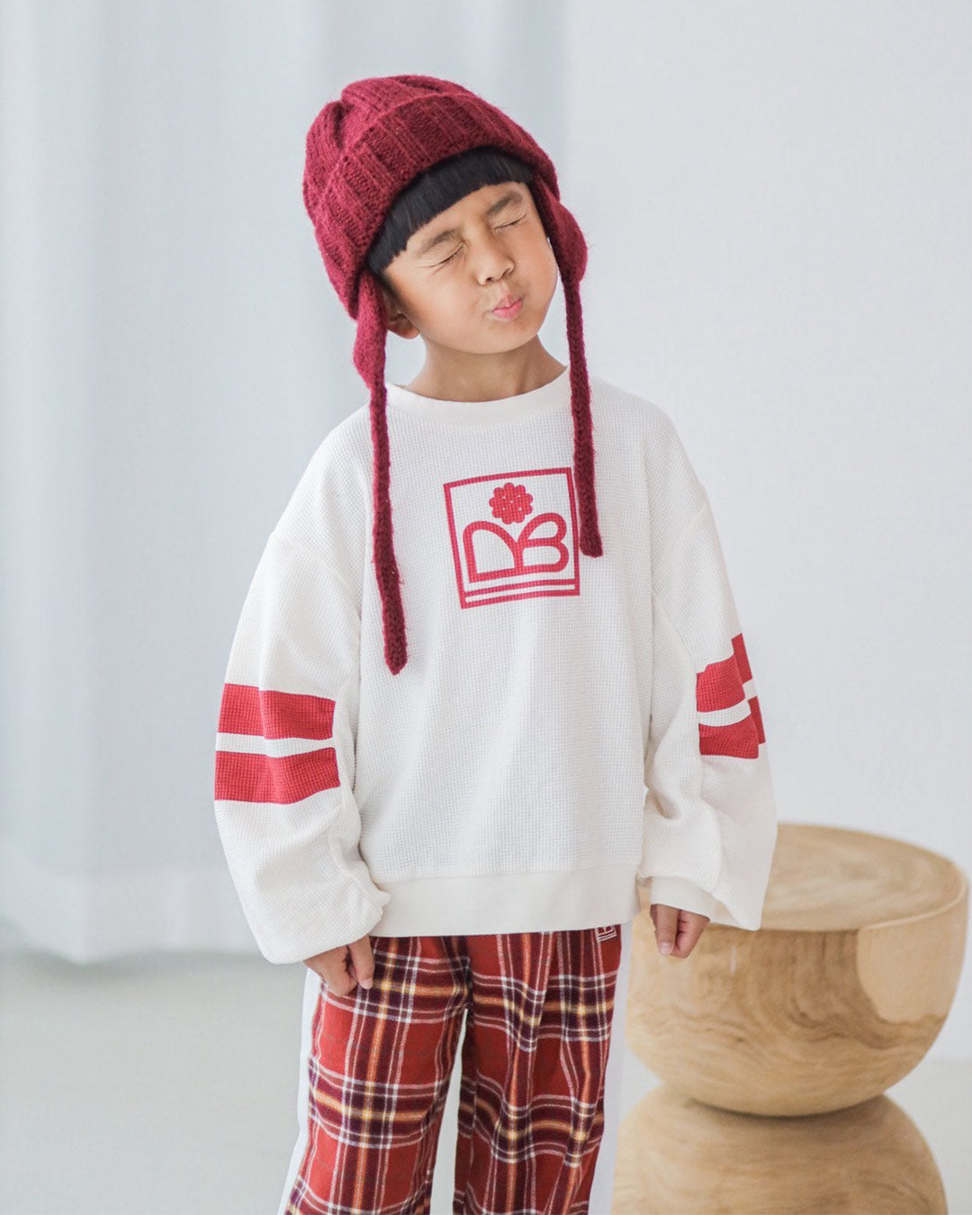 【10/22(wed)12:00　Launch】waffle gather sleeve tee