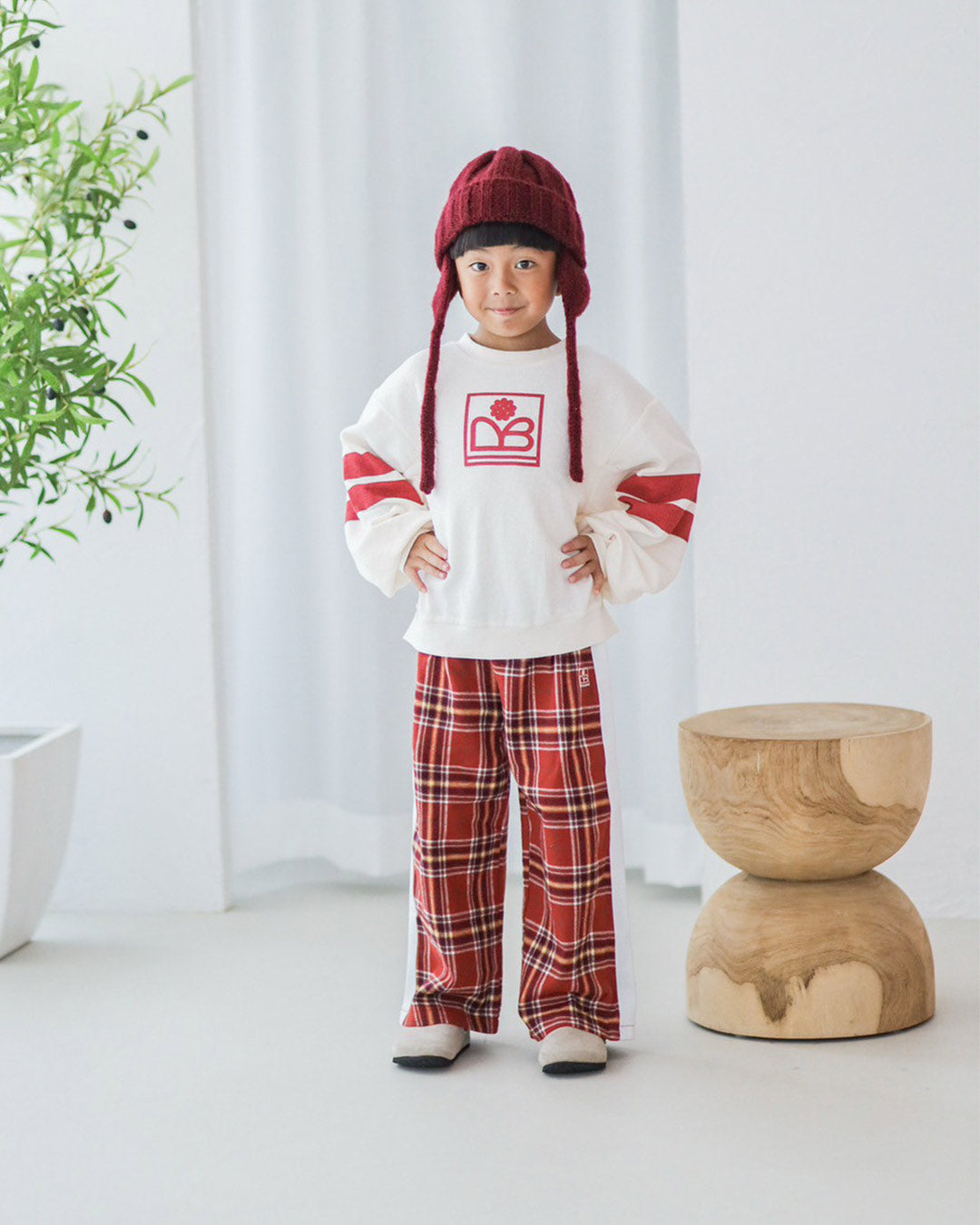 【10/22(wed)12:00　Launch】ombre check line wide pants